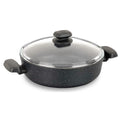 Korkmaz Ornella Alu. Low Casserola 26X7Cm - Black