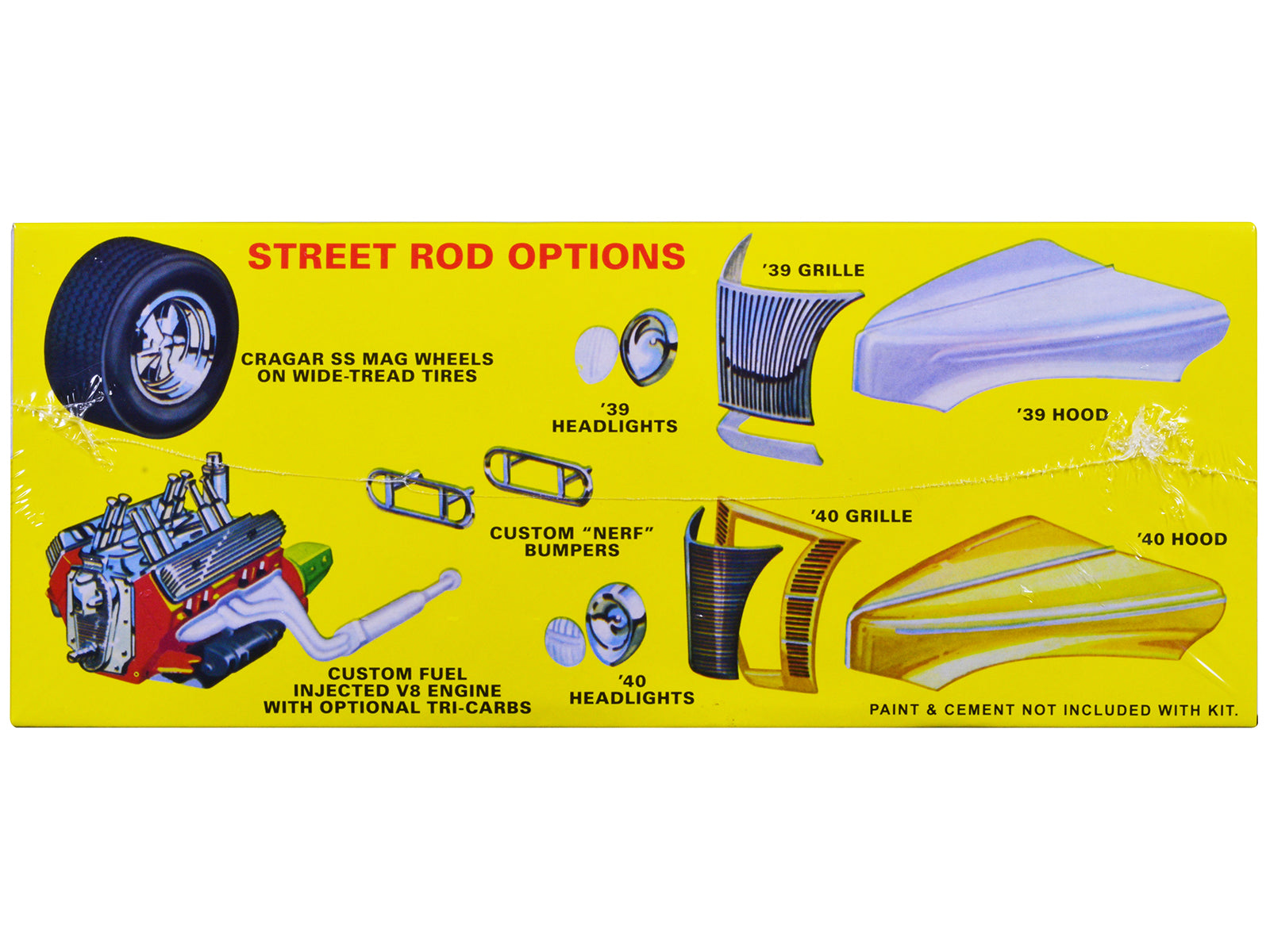 Skill 2 Model Kit 1939 Ford Tudor Sedan "Street Rod" Series 1/25 Scale Model by AMT