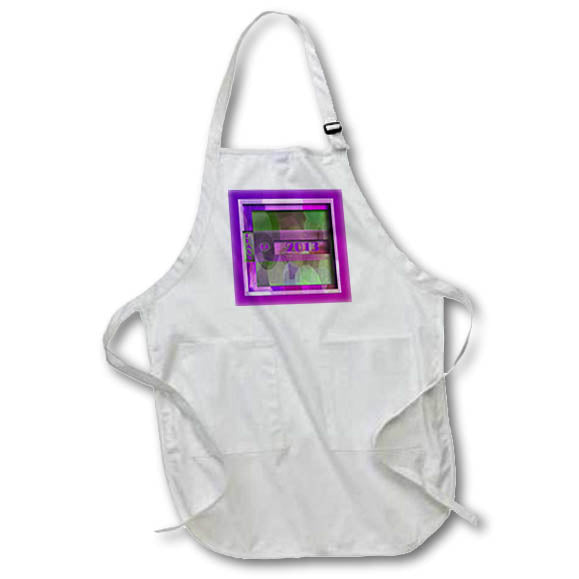 3dRose Beverly Turner Graduation Design - Class of 2013, Abstract Lights, Pink - Aprons (apr_101948)