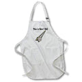 3dRose Dooni Designs Funny and Humorous Designs - This Is How I Roll Sushi Rice Roll - Aprons (apr_102541)