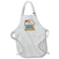 3dRose Dooni Designs Worlds Greatest Cartoons - Funny Worlds Greatest Hot Dog Vendor Men Cartoon - Aprons (apr_103261)