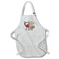 3dRose Dooni Designs Random Toons - Funny Pig out Bbq Barbecue Piggy Pig - Aprons (apr_104097)