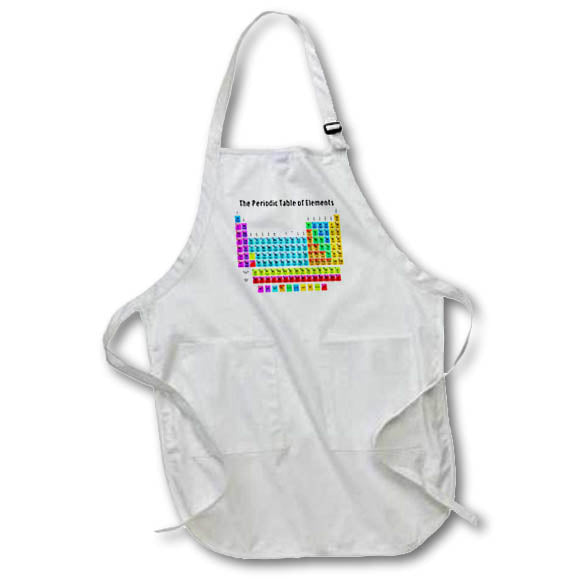 3dRose EvaDane - Chemistry - The Periodic Table of Elements - Aprons (apr_108318)