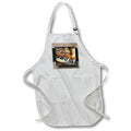 3dRose Susan Brown Designs Music Themes - Abstract Jazz Instruments - Aprons (apr_110951)