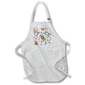 3dRose InspirationzStore Game designs - Scattered playing cards photo - for card game players - Aprons (apr_112896)