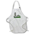 3dRose Vacation Spots - Tower Of Pisa Italy - Aprons (apr_1138)