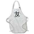 3dRose Chinese - Chinese Symbol Friends - Aprons (apr_1164)
