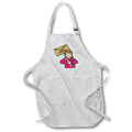 3dRose Dooni Designs Humorous Bribery Signs Sarcasm Designs - Funny Humorous Woman Girl - Aprons (apr_117355)