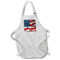3dRose Beverly Turner Photography - American Flag - Aprons (apr_12182)