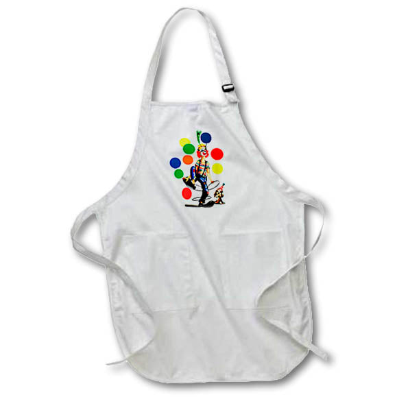 3dRose Clown - Fun Clown - Aprons (apr_1258)