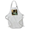 3dRose BLN Middle Eastern and Northern African Fine Art Collection - The Barber of Suez by Leon Bonnat - Aprons (apr_127394)
