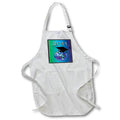 3dRose Beverly Turner Design - Graduation 2011, Cap on the World - Aprons (apr_12991)