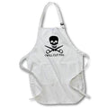 3dRose apr_13206 R McDowell Graphics Profession or Pirate - Beauty Shop Pirate - Aprons
