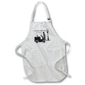 3dRose R McDowell Graphics Funny - Fork Lift - Aprons