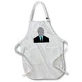 3dRose R McDowell Graphics Funny Mind - Head Full of Crazy - Aprons