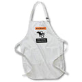 3dRose R McDowell Graphics Humor - Warning this may hurt - Aprons