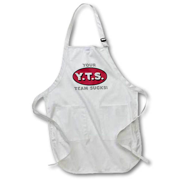 3dRose R McDowell Graphics Funny - Your Team Sucks - Aprons