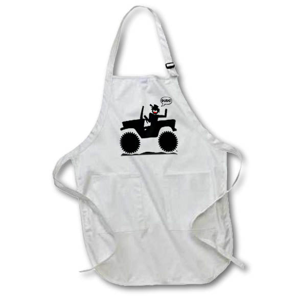 3dRose Mark Grace SCREAMNJIMMY Cars - CAR DUDE image 1 - Aprons (apr_14747)