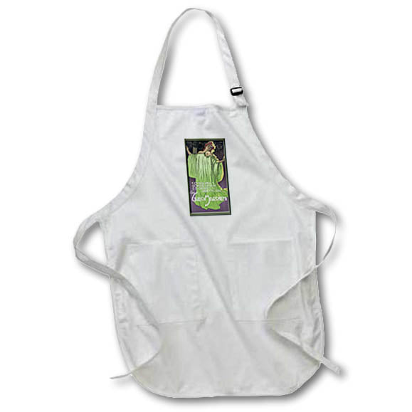 3dRose BLN Art Nouveau Poster Collection - Vintage Art Nouveau Gulio Marchetti Compagnia Poster - Aprons (apr_149156)