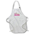 3dRose InspirationzStore Typography - Worlds Greatest Teacher - hot pink and gold text for females - Aprons (apr_151321)