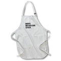 3dRose InspirationzStore Typography - Best Husband Ever - Fun Romantic Married wedded Love Gifts for him for Anniversary or Valentines Day - Aprons (apr_151520)