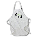 3dRose R McDowell Graphics Gross Humor - Puke on the Playground - Aprons