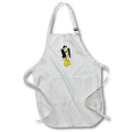 3dRose Susans Zoo Crew Music - man abstract saxophone top - Aprons (apr_164325)