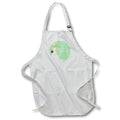 3dRose Janna Salak Designs Wedding - Here Comes The Bride - Blonde Bride Mint Green - Aprons (apr_165861)