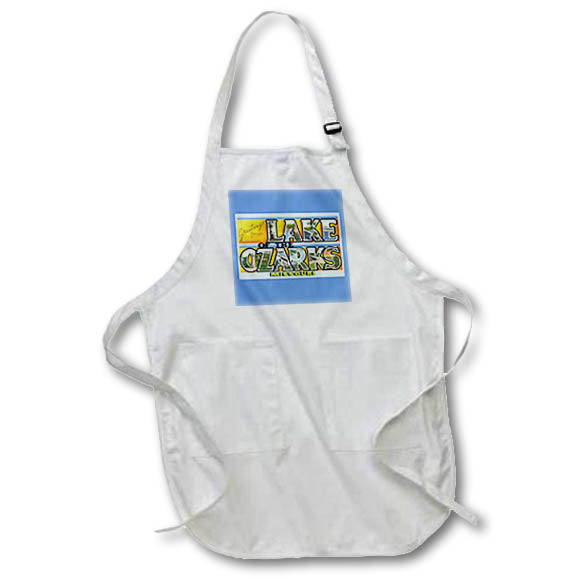 Apron - Greetings from Lake of the Ozarks Missouri Scenic Postcard BLN Vintage US Cities and States Postcards