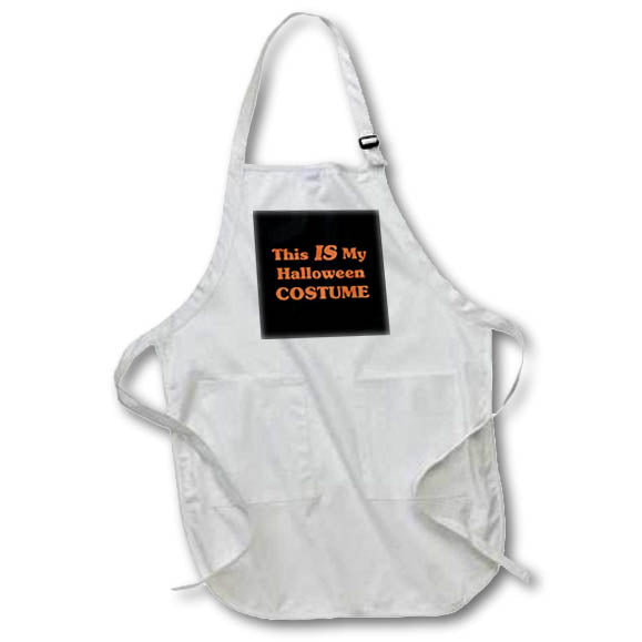 3dRose Mark Andrews ZeGear Seasonal - I Love Halloween - Aprons (apr_17063)