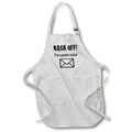 3dRose EvaDane - Funny Quotes - Back Off Im a Postal Worker - Aprons (apr_171999)