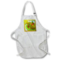 3dRose Susan Brown Designs Food Themes - Melon Fruit Salad - Aprons (apr_18347)