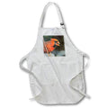 3dRose Jackie Popp Birds - Male Cardinal Close up - Aprons (apr_195186)