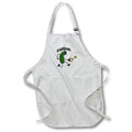 3dRose All Smiles Art Sports and Hobbies - Funny Pickle Playing Pickle Ball - Aprons (apr_195269)
