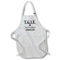 Funny TGIF “This Grandma is Fabulous” Purple Apron