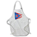 Apron - Print of Flag Of Ohio Contemporary Flags Of States Unique