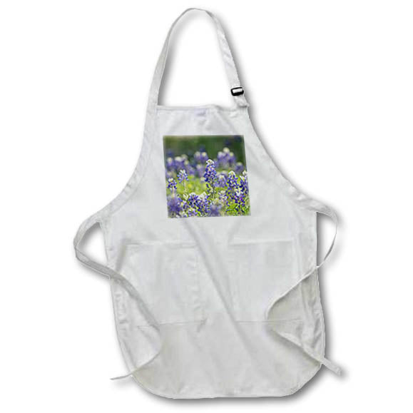 3dRose Danita Delimont - Flowers - Texas bluebonnets, Austin, Texas - Aprons (apr_205281)
