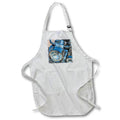3dRose Apron Picturing USA, Florida, Daytona Beach, Harley Davidson® bike,... - Aprons (apr_210257)