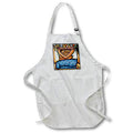 3dRose Paul Honatke Designs Prints - Flower Girl mexican art colorful - Aprons (apr_21129)