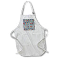 3dRose Romania, Bucovina, Sucevita Monastery, religious frescoes - Aprons (apr_227904)