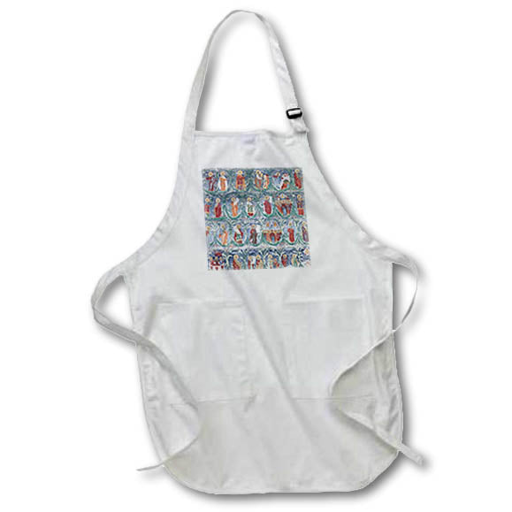 3dRose Romania, Bucovina, Sucevita Monastery, religious frescoes - Aprons (apr_227904)