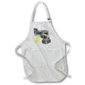 3dRose A Contemporary Patterned Snaking Arrow - Aprons (apr_235944)