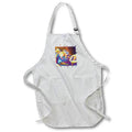 3dRose Taiche Acrylic Art - Woman Thermal Imaging - Aprons (apr_24934)