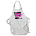 3dRose Janna Salak Designs World s Best - Worlds Best Wife - Aprons (apr_25411)