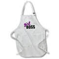 3dRose Office Humor - Girl Boss Pink - Aprons