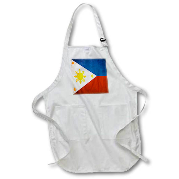 3dRose Flags - Philippines Flag - Aprons (apr_28282)