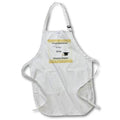 3dRose lens Art by Florene - Graduation - Image of 2019 Class Congratulations On Gold Sparkle With Cap - Aprons (apr_310621)