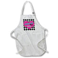 3dRose Janna Salak Designs World s Best - Worlds Best Boss Pink - Aprons (apr_31246)