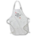 Apron - Floral Best 50 Year Old Ever pink flowers cute 50th Birthday Girl Gift Love Series