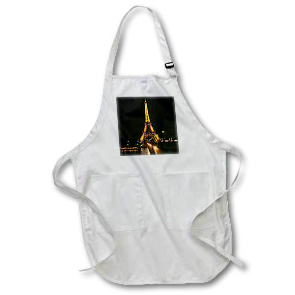 3dRose Vacation Spots - Eiffel Tower - Aprons (apr_3162)